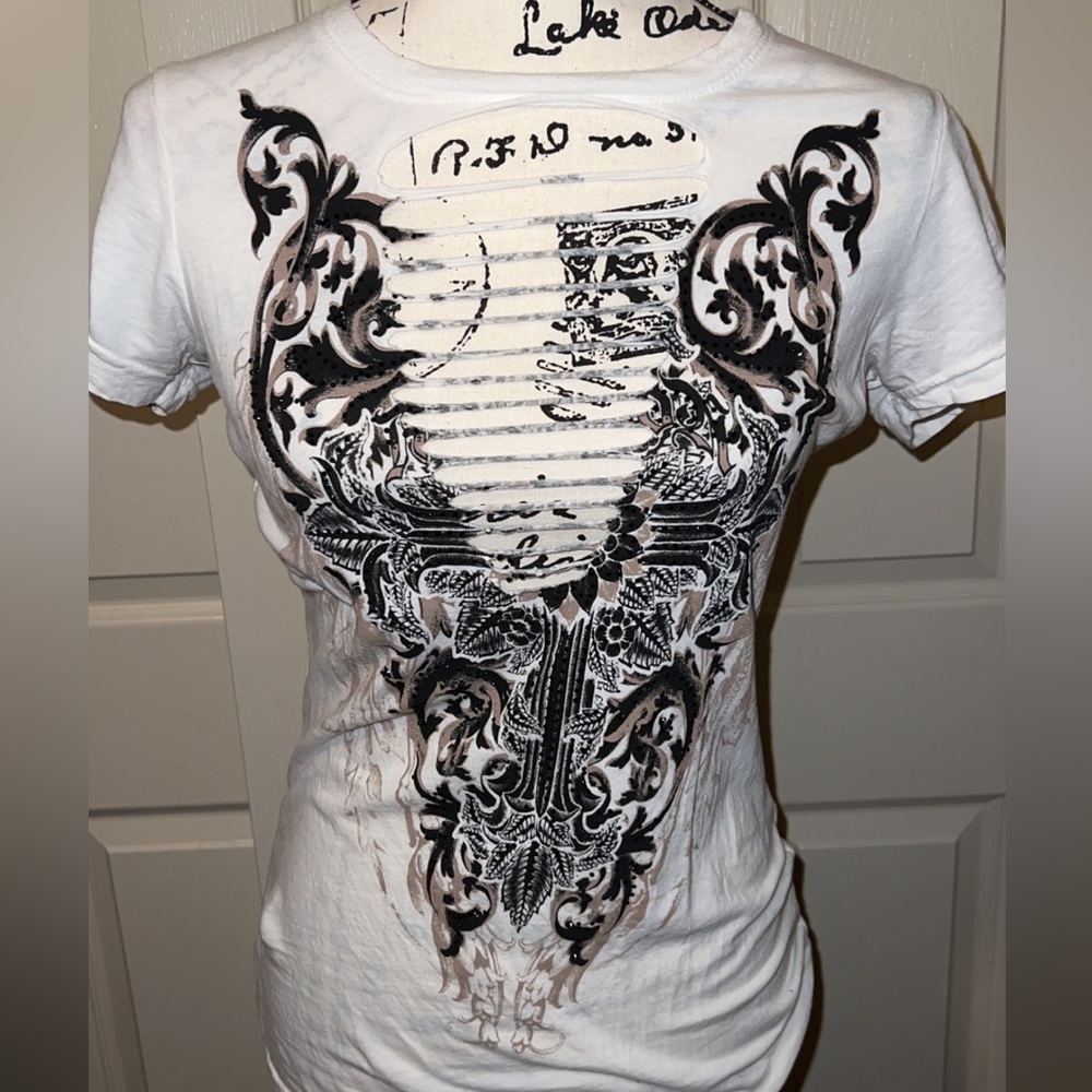 White Affliction Tee